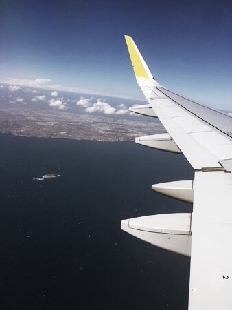 Despegando de Tenerife